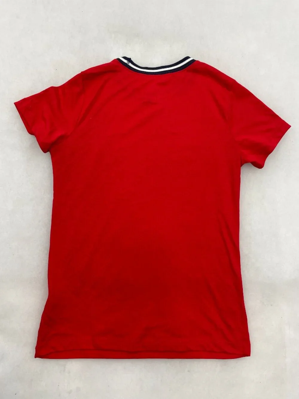 Nike USA Olympic Heritage Sports Soccer Red Ringer T-shirt Women's S NEW